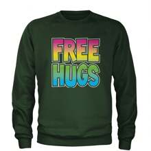 Free Hugs Adult Crewneck Sweatshirt