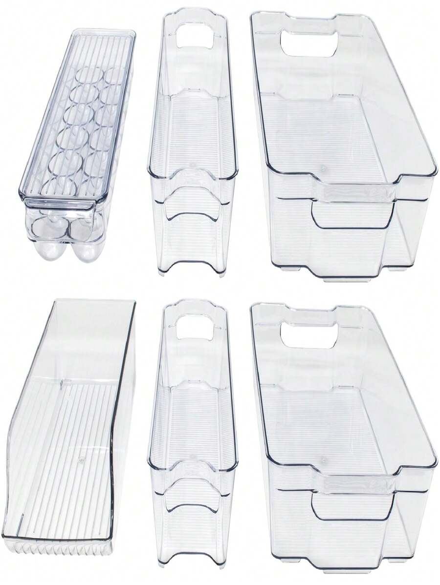 Sorbus Fridge Bins And Freezer Bins Refrigerator Organizers For Freezer And Pantry (Pack Of 6) - Nhiều màu - Xem 1