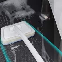 1/2/3 chiếc, Cọ bọt biển nhà tắm, Cọ bồn tắm, Cọ sàn gạch ốp tường gia dụng, Cọ vệ sinh cửa sổ và cửa kính cán dài - Nhiều màu - Xem 7