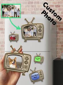 1pc Custom Photo Magnetic Refrigerator Sticker, Personalized Printing Of Any Photo, Suitable For Various Festivals Such As Christmas, Halloween, Birthdays, Couple's Anniversary And Weddings Ideal Gifts For Him, Ideal Gifts, For Anniversaries, For Valentine's Day, For Mother's Day, For Birthdays, For Father's Day, For Graduation, For Weddings, For Housewarming