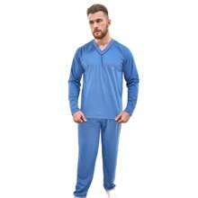 Men Loungewear Robes - 水鴨藍 - 查看 2