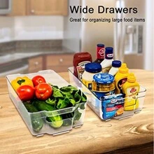Sorbus Fridge Bins And Freezer Bins Refrigerator Organizers For Freezer And Pantry (Pack Of 6) - Nhiều màu - Xem 7