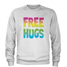 Free Hugs Adult Crewneck Sweatshirt