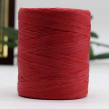 1PC Raffia Yarn Hand Crochet Foldabe Raffia Bag Hat Fashion Ribbon Rope For Handknitting Thread - Multicolor - View 15