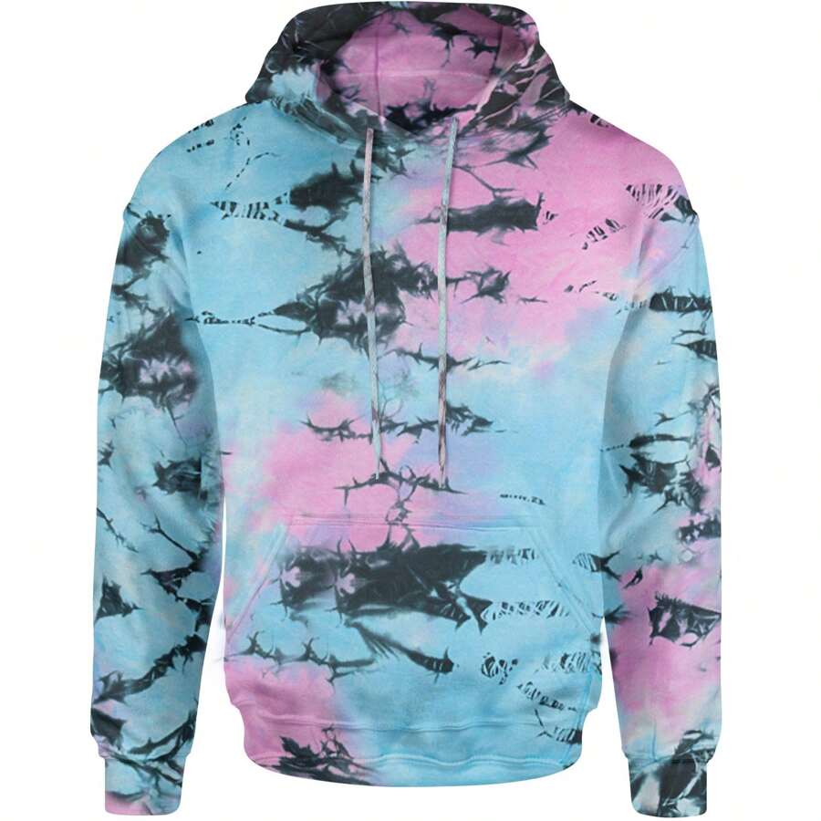 Basics - Pure & Simple Blank Apparel Adult Hoodie Sweatshirt - Pacific - View 1