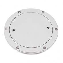 ZhdnBhnos LINSIE 316 Grade Stainless Steel Inspection Deck Plate, 6inch Round Boat Access Hatch Cover/Deck Plate/Inspection Hatch, For Marine Boat Yacht Truck RV 6Inch Boat Marine Deck Plate Inspection Access Hatch Cover 316 Stainless Steel The Best Gift/Present For Family&Friends Happy Christmas - Silver - View 6
