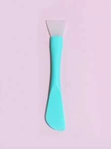 baopinger 1pc硅胶面膜刷软头带刮刀两用泥膜刷DIY面膜调理美容工具美容清洁洗脸美容院专用刷子批发 - 彩色 - 查看 7