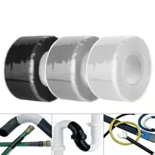APORNI Ruban adhésif en silicone, ruban isolant imperméable et résistant à la chaleur pour tuyau, fil, électricité, automobile et usage domestique