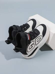 1 Pair Children Casual Hook And Loop Sneakers, Simple & Elegant, Versatile, Comfortable & Breathable, Suitable For Boys & Girls, School/Sports