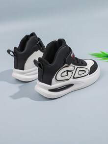 1 Pair Children Casual Hook And Loop Sneakers, Simple & Elegant, Versatile, Comfortable & Breathable, Suitable For Boys & Girls, School/Sports