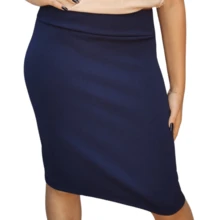 Women's Ruffle Skirt Printed Evangelical Fashion Promotion New Floral Fish Tail Tube Promotion - 藍色 - 查看 2