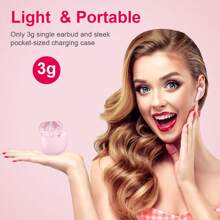 Wireless Earbuds, Bluetooth 5.3 Headphones In Ear With Noise Cancelling Mic, Earbuds Stereo Bass, IP7 Waterproof Sports Earphones, 32H Playtime USB C Charging Ear Buds Purple For Android IOS For Apple IPhone, IPad, Laptops, Gifts For Family, Friends, Kids, Hallowoon, Fall - Pink - View 7