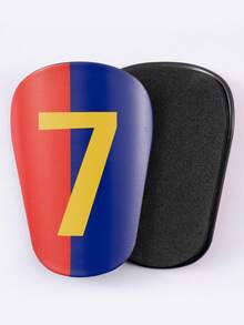 1 Pair Mini Master Football Numeric Pattern Thick Leg Shin Guards Adult Protective Pads - Multicolor - View 11
