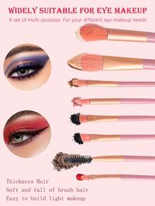 Bộ 15 túi đựng đồ trang điểm trong suốt, hộp đựng mỹ phẩm du lịch di động đựng bảng phấn mắt, cọ trang điểm, phấn mắt dạng lỏng, phấn phủ, kẻ mắt, son môi, son bóng, keo dán mi, v.v., bộ cọ, bộ cọ trang điểm, bộ cọ trang điểm, bộ trang điểm hoàn chỉnh, bộ cọ trang điểm, bộ trang điểm hoàn chỉnh, bộ cọ, bộ cọ trang điểm, bộ quà tặng trang điểm, bộ - Hồng - Xem 5