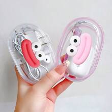 1pc Portable Mini Colorful Transparent Zipper Storage Pouch, Cute Cartoon Pattern Design, Multi-Functional Jewelry Organizer Bag For Earphones, Cables, Lipsticks, Keychains, Rings, Small Accessories, Travel Accessory Travel Essentials Holiday Essentials Bag,Room Decor, Bags,Makeup Bag,Vanity,Travel,Make Up Bag,Travel Essentials,Organizer,Storage,Travel Essential,Makeup Organizer,Makeup Bags,Make Up Organizer,Organiser,Toiletry Bag,Desk Organiser,Cosmetic Bag,Makeup Pouch,Make Up Organize,Vanity Accessories,Make Up Pouch,Make Up Bags