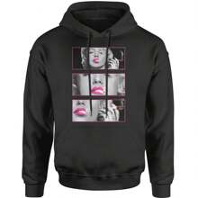 Marilyn Roll It Lick It Smoke It Adult Hoodie Sweatshirt
