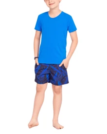 Kit 3 Men's T-Shirts For Children And Youth With UV Protection Dry Fit Gym Training Running Sports Blouse Fitness Clothing Breathable And Quick Drying For Outdoor Use. - 藏蓝色 - 查看 5