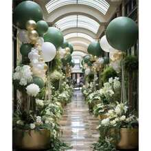 146-Piece Balloon Garland Kit With Latex Balloons In 18", 12", 10", And 5" For Party, Wedding, Birthday, And Graduation Decorations. - Trending, Best Seller, New Arrival, Party Supplies, Elegant Decor, Party Decoration, Wedding & Birthday - 彩色 - 查看 3