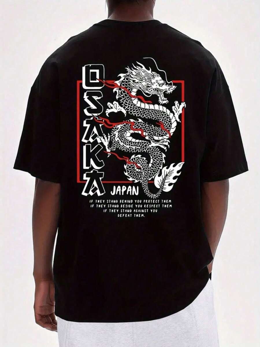 Women's Unisex Oversized Streetwear T-Shirt 100% Cotton Immediate Shipping - màu đen - Xem 1