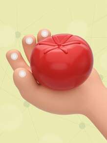 1مجموعة ألعاب مهارات حركية دقيقة ألوان الطيف للأطفال الصغار لتكديس الفاكهة والإمساك بها، لون عشوائي