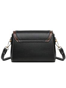 Túi xách nữ kiểu retro màu trơn mới năm 2024, túi đeo chéo cao cấp dành cho nữ, ví da mềm chất lượng cao dành cho nữ. - màu đen - Xem 8