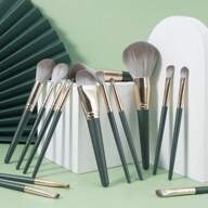 Kit 14 pinceis profissional para maquiagem Pinceis esfumar contorno 024-069