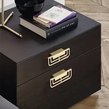 1 pieza Manija de gabinete dorada elegante - Tirador extendido de armario y cajón, acabado metálico con accesorios de instalación incluidos - Multicolor - Ver 11