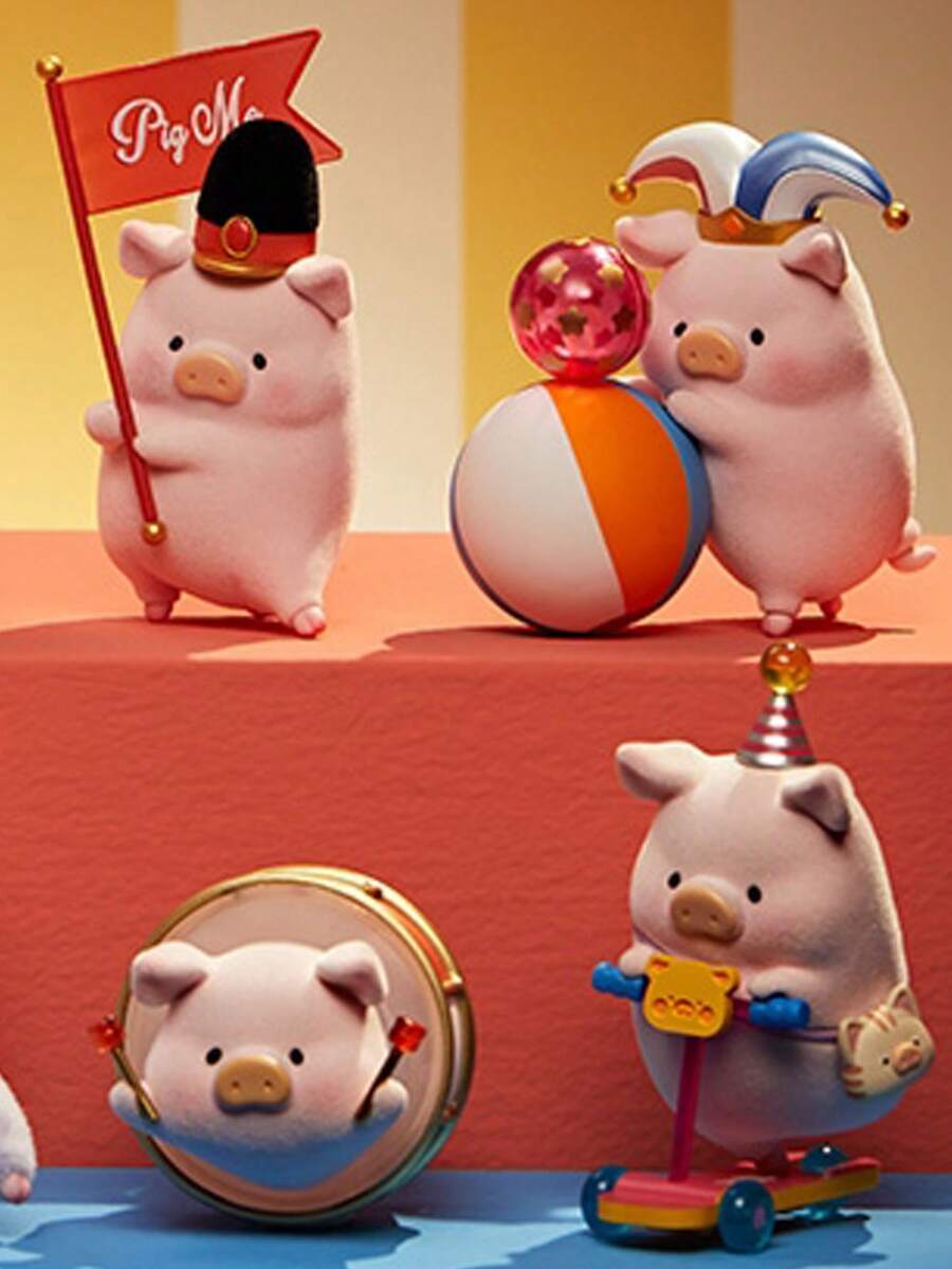 Cute Blind Box In Bloom Collection Celebration Series, Random Collection Of 1pc Blind Bag, Perfect For Birthday Party Decorations And Car/Desk Display - A Blind Box Will Be Sent Randomly - View 1