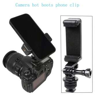 多功能热靴安装适配器 - 适用于智能手机、数码单反相机和无反光镜相机的相机热靴安装支架、摄影配件