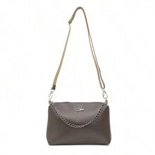 Women's Small Crossbody Bag 2 In 1 Bag Or Toiletry Bag - 鏽棕色 - 查看 3