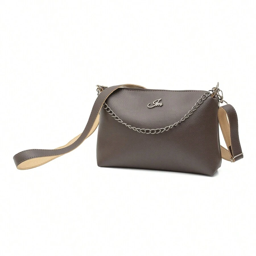 Women's Small Crossbody Bag 2 In 1 Bag Or Toiletry Bag - 鏽棕色 - 查看 1