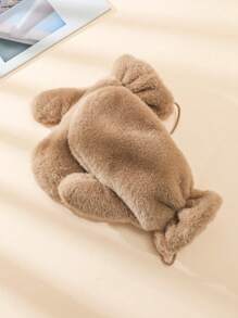 1 Cặp Găng Tay Nữ Lông Mềm, Găng Tay Lông Cừu Dày Ấm Áp Cho Đạp Xe Ngoài Trời Mùa Đông - Tất cả các liên kết bao gồm - Xem 11