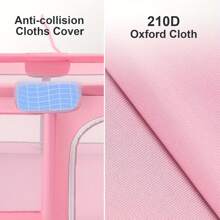 Baby Playpen For Babies And Toddlers With Mesh Walls, Ocean Balls & Pull Rings Included, For Indoor & Outdoor Use, Toddler Fence - Breathable Mesh, Extra Large Play Yard - Blue - View 7