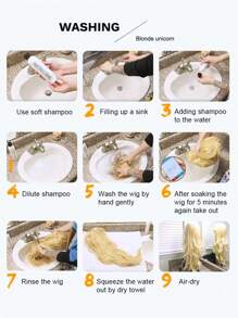 Tóc giả đuôi ngựa tổng hợp, tóc giả đuôi ngựa ngắn, kẹp tóc giả, tóc giả kẹp trong, tóc giả đuôi ngựa xoăn nhẹ, khóa tự nhiên cho phụ nữ, bán chạy - Màu nâu tối - Xem 10