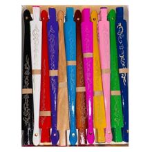 Abanico de madera modelo español. - Rosa Fucsia - Ver 4