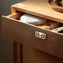 1 pieza Manija de gabinete dorada elegante - Tirador extendido de armario y cajón, acabado metálico con accesorios de instalación incluidos - Multicolor - Ver 6