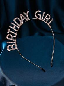 1 pieza Corona de cumpleaños de moda y única para niñas, tocado para fiesta de cumpleaños - Multicolor - Ver 9