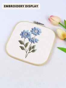 3pcs Beige Square -Friendly Moso Bamboo Handmade DIY Cross Stitch Embroidery Hoops  Embroidery Frames  Punch Needle Hoops, Also As Photo Frame Decoration, Durable