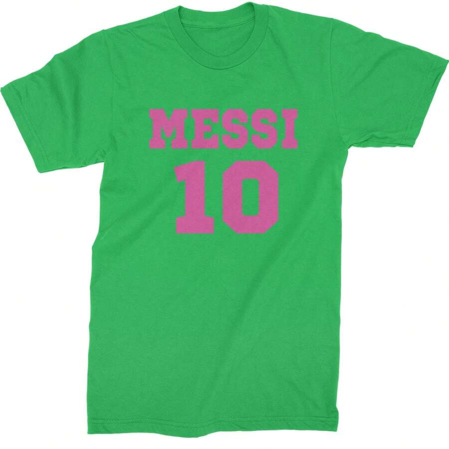 World Soccer Futbol Messiami Mens T-Shirt - Kelly green - View 1