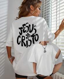 Camiseta Básica Streetwear Religiosa Jesus Cristo Oração Fé Devoto