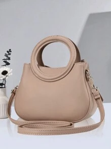 纯色女士手提包，优雅蝴蝶结细节，经典单肩包，适合学生、教师、办公室女士，可调节肩带 - 非常时尚，情人节女士蝴蝶结钱包，有史以来最好的母亲节礼物