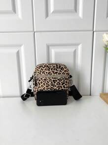 Fashionable Leopard Print Casual Women Shoulder Bag, Multifunctional Phone Pouch & Crossbody Bag, Leopard Print Cheetah Bag For Women Leopard Comeback