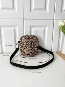 Fashionable Leopard Print Casual Women Shoulder Bag, Multifunctional Phone Pouch & Crossbody Bag, Leopard Print Cheetah Bag For Women Leopard Comeback