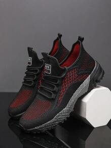 2024 Men's Breathable Lightweight Casual Sneakers, Thick Sole Fashionable Chunky Sneakers For Summer