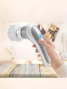 Bàn chải điện đa năng, chống thấm nước, dùng để vệ sinh bếp, bát đĩa - Bàn chải điện làm sạch - Xem 1