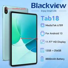 Blackview 13 平板电脑，12GB+ 256GB/1TB TF，2000*1200 FHD+IPS 显示屏，带 SIM 卡插槽的 4G 平板电脑，5GWiFi，16MP+ 8MP，8800mAh 电池，指纹面部双解锁，Harman Kardon 立体声扬声器，Widevine L1，TUV 认证的欧盟手写笔，圣诞节必备品 - 歐標插頭 - 查看 2
