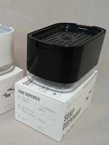 1入組素色加壓肥皂按壓瓶 - 黑色 - 查看 8