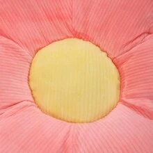 LIVINGANDHOME Living And Home Daisy Shaped Seat Cushion Flower Throw Pillow - 40cm L x 40cm W  Pink - View 4
