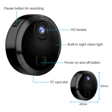 1pc HD 1080P Mini Camera, Portable Small Nanny Cam, Tiny Camera With Night Vision And Motion Detection, Home Security Camera For Indoor Outdoor Pet,Micro Camera With Night Vision, Motion Detection, Rechargeable Battery - Easy To Install And App Control App-Controlled, As Halloween, Christmas Gift