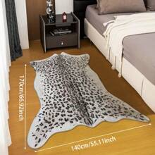 1pc Modern Home Decor Cartoon Imitation Animal Leopard Print Texture Pattern Area Rug, Soft Carpet For Bedroom Bathroom Tapestry - Multicolor - View 5